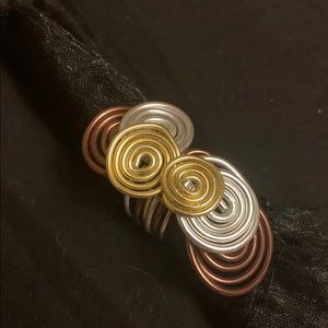 Metal ring. Unique design